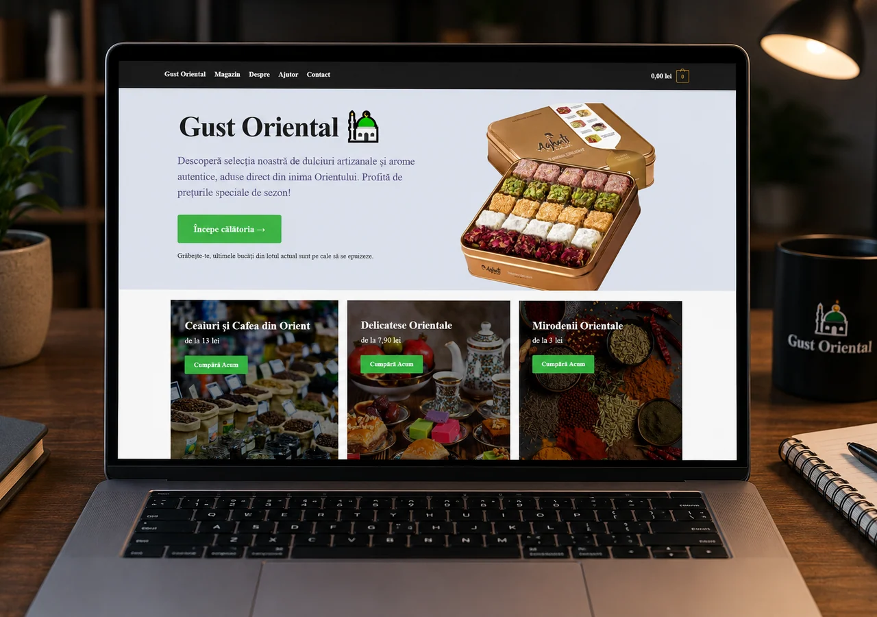 Prezentare pentru proiectul Gust Oriental
