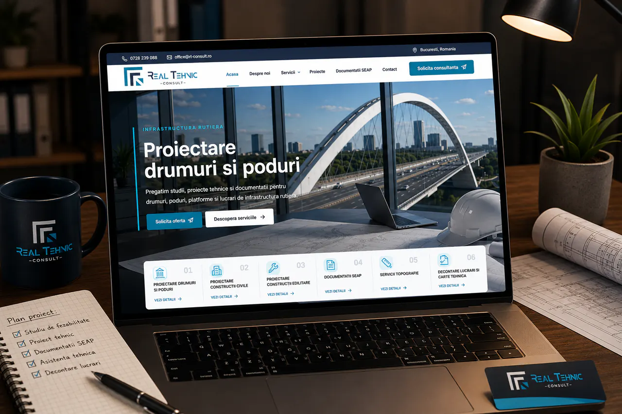 Prezentare pentru proiectul Real Tehnic Consult