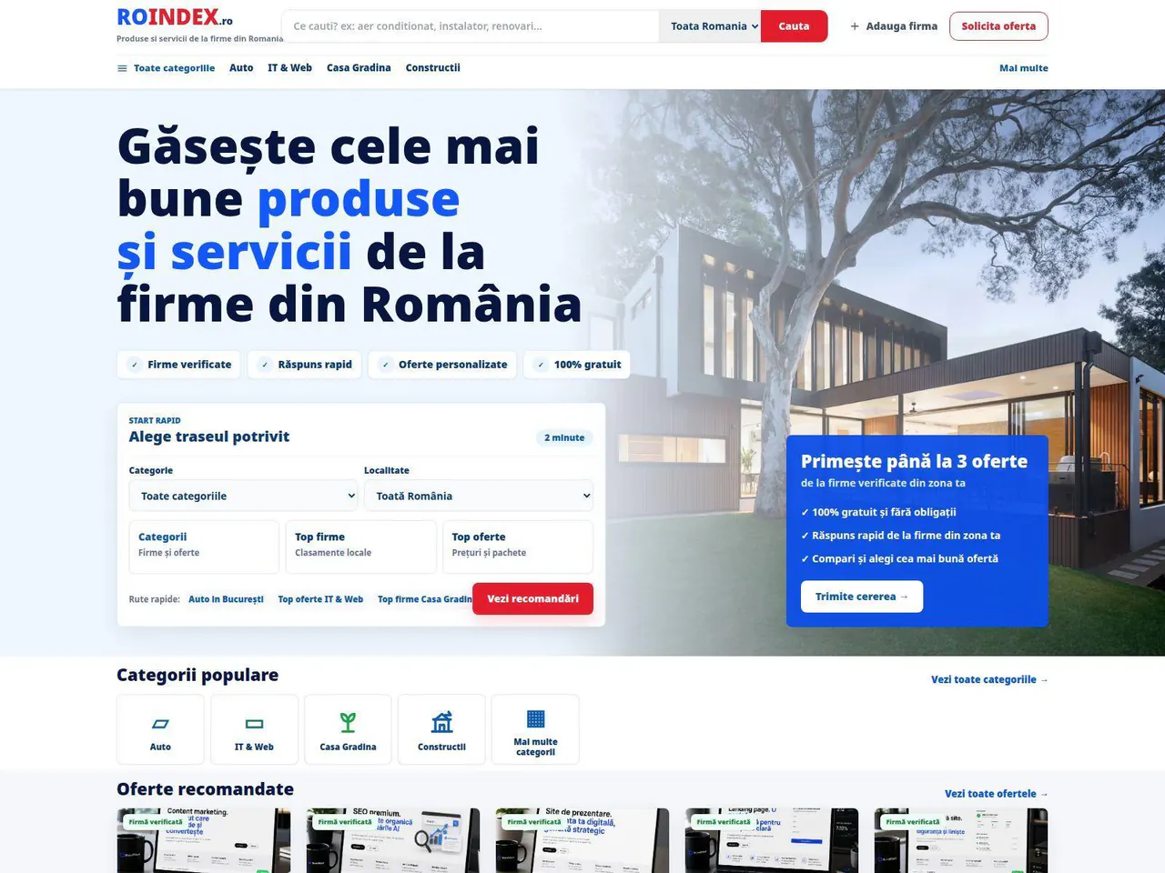 Prezentare pentru proiectul RoIndex